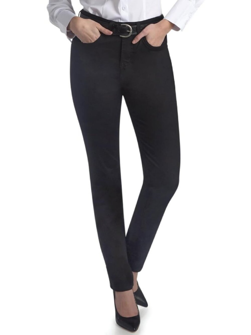 High Rise Skinny Twill Pants for Women | Stylish, Comfortable, Versatile Fit